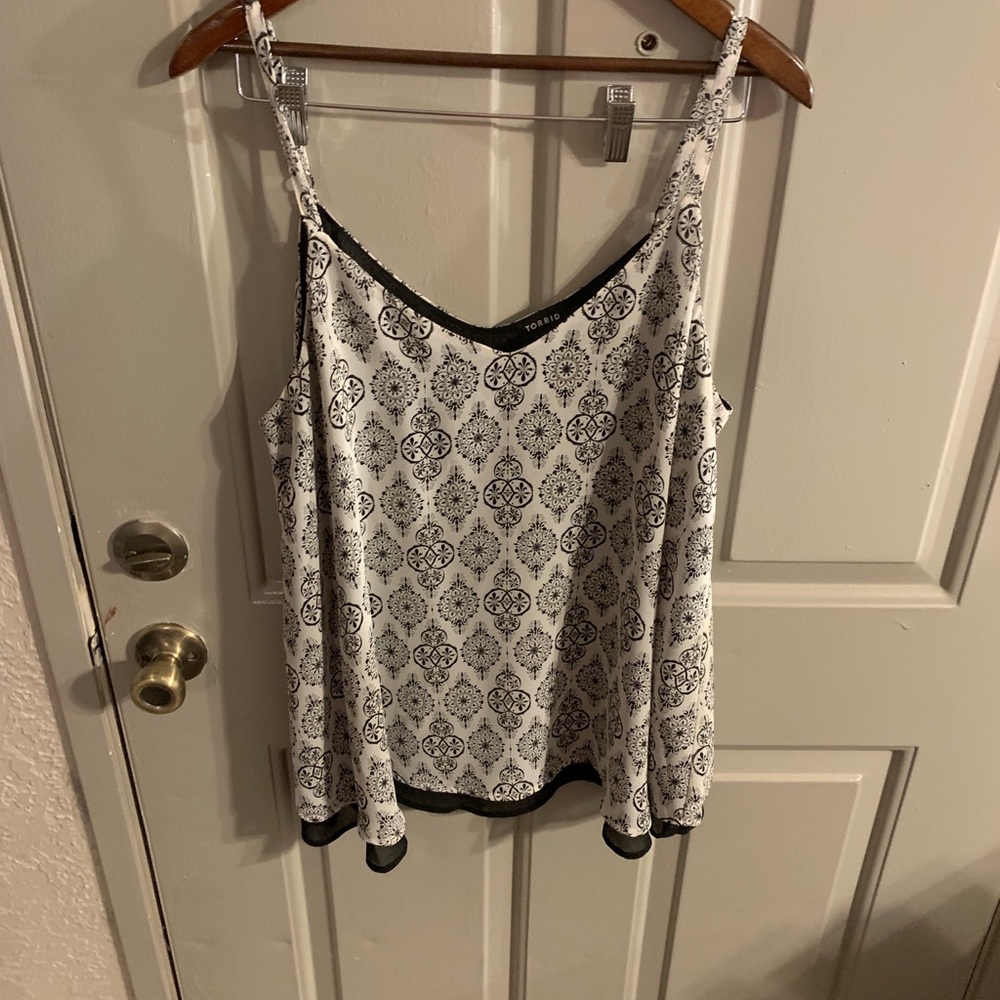 Double Layer Chiffon Swing Top- Torrid